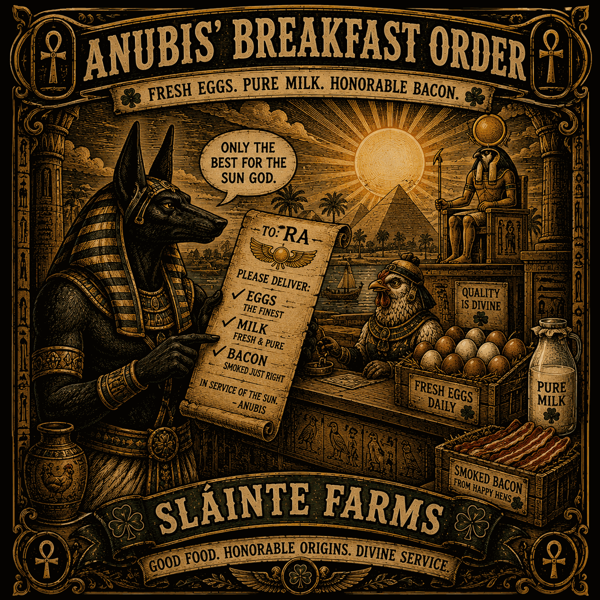 Anubis-Ra Breakfast Order